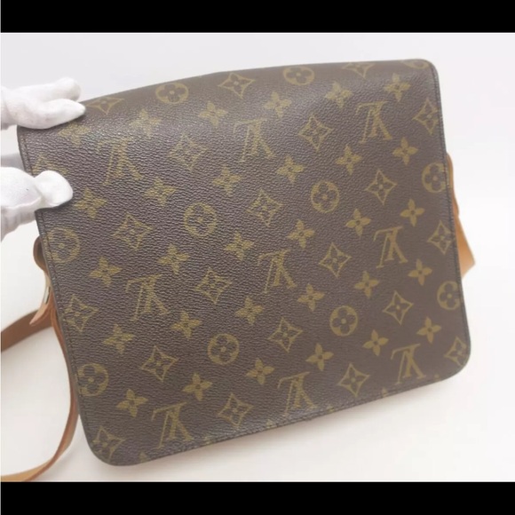 LOUIS VUITTON Cartouchiere GM Monogram  Crossbody Shoulder Bag Vintage - Picture 4 of 16